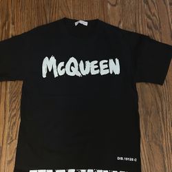 Black/White Alexander McQueen Tee Size Xs/Small