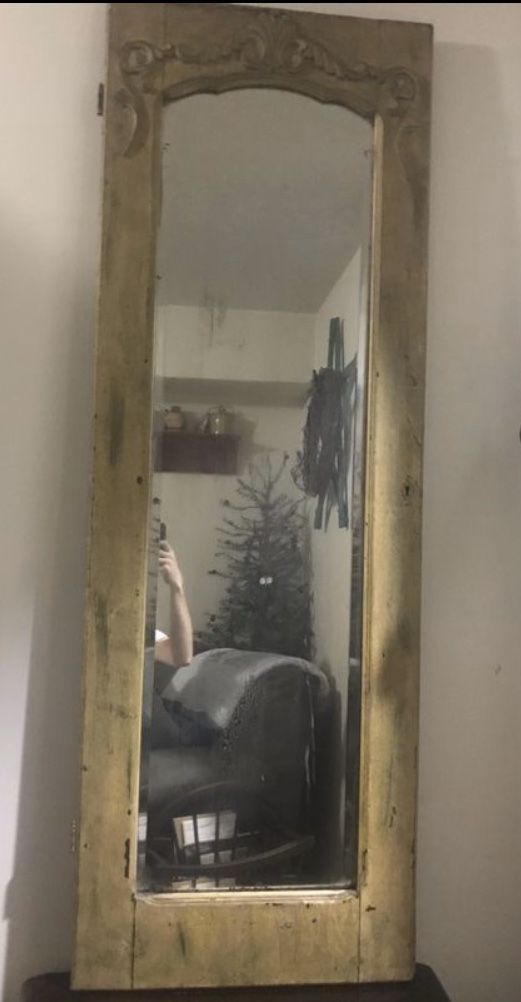 Vintage mirror ( The door from a old cabinet)