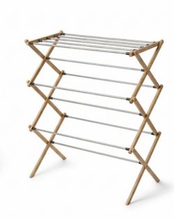 Wooden Accordion Drying Rack