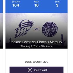 Fever Vs Phoenix Mercury 