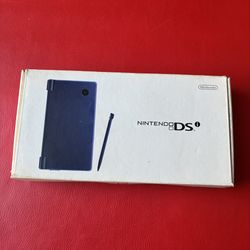 Nintendo DSi Metallic Blue Console - Complete In The Box - Matching Serial #’s