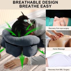 Face Down Pillow After Eye Surgery, Face Down Pillow for Massage, Prone Pillow, Retinal Vitrectomy Recovery Equipment, Home Massage Pillow