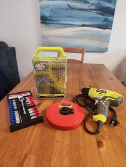 RYOBI D43 5.5 Amp 3/8" Variable Speed Drill, 31 Pc Drilling & Driving Kit & More $25 Total (SE SD)