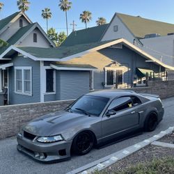 Carbon Fiber 03-04 Mustang Cobra Side Skirts