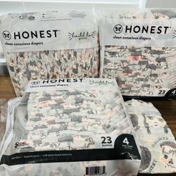 Honest Size 4 Pampers 