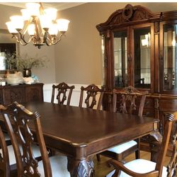 High Quality Havertys Dining Set And China Cabinet 