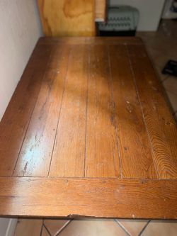 Wooden coffee table