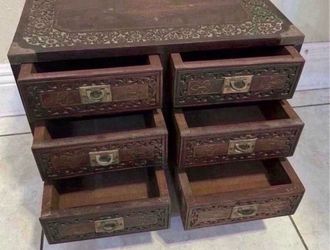 Antique Anglo Indian Brass Chest