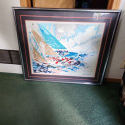 America's Cup 1964 Leroy Neiman 