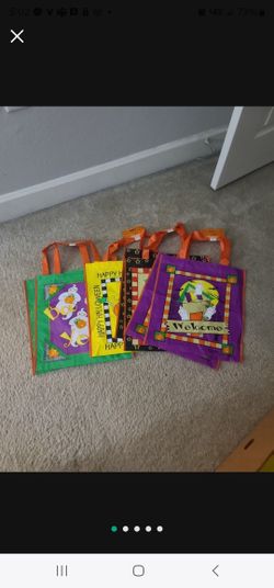 Halloween Trick or Treat Bags Pk 2