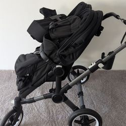  Bugaboo Donkey 5 Duo bassinet and seat stroller

The Cadillac of strollers.