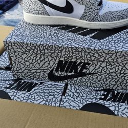 Black & White Nike High Tops