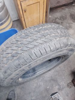 Used trailer wheel and tire