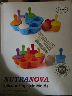 2 pk NutraNova Popsicle Molds