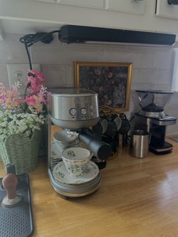 Breville Espresso Machine Stainless Steel & Accessories