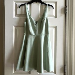 NWT Kimchi Blue Green Sleeveless Dress, Size M
