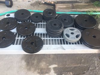 Weight plates 1.00 per lb