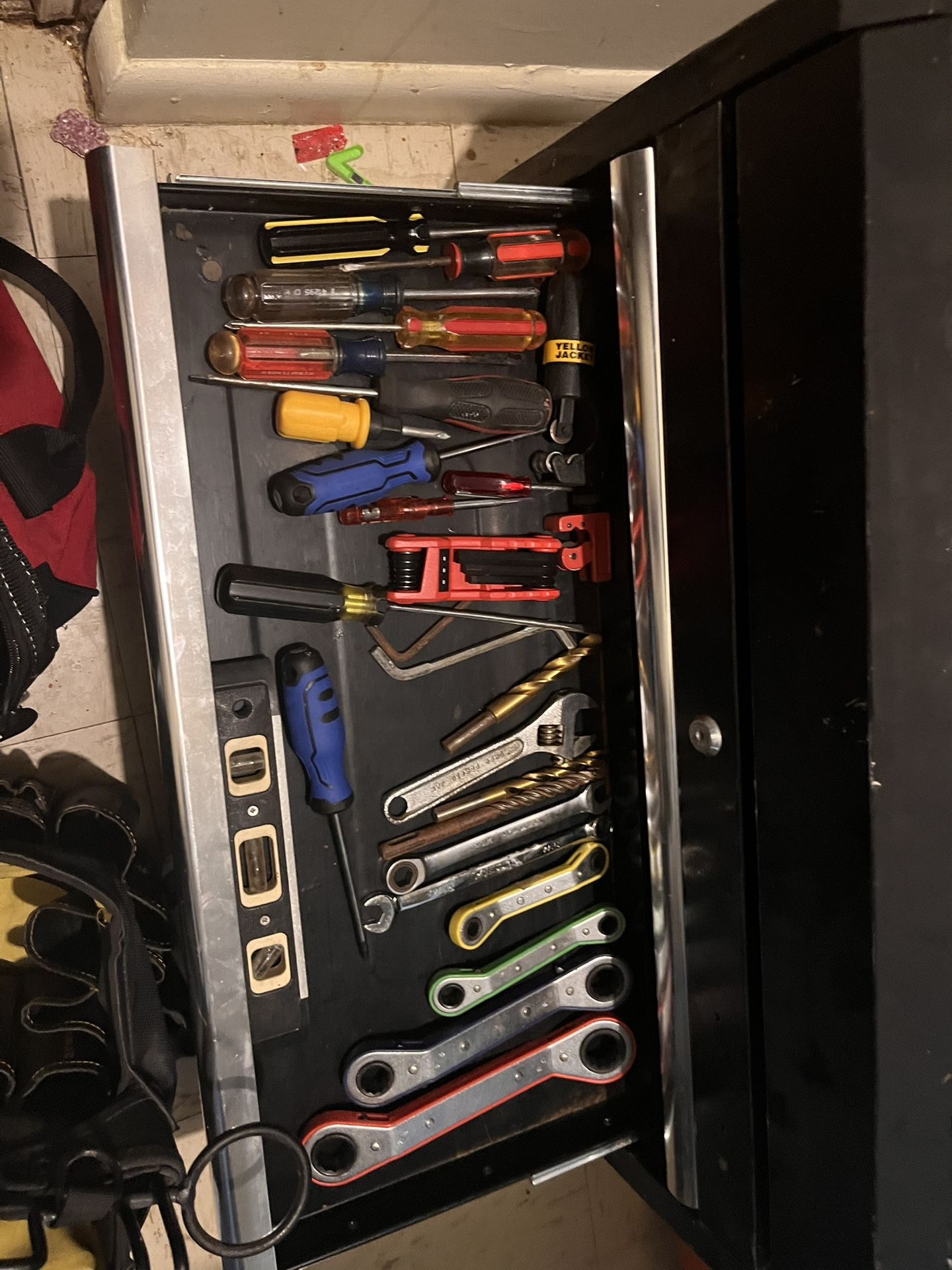 Husky Tool Box And Bag, Full of Tools