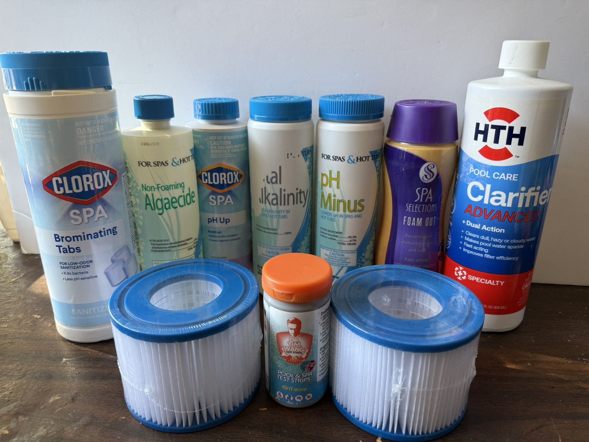 Hot Tub Chemicals and filters