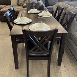 Dining Table With 6 Chairs 