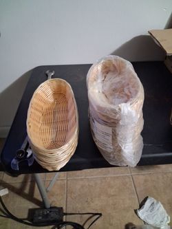 Poly woven baskets