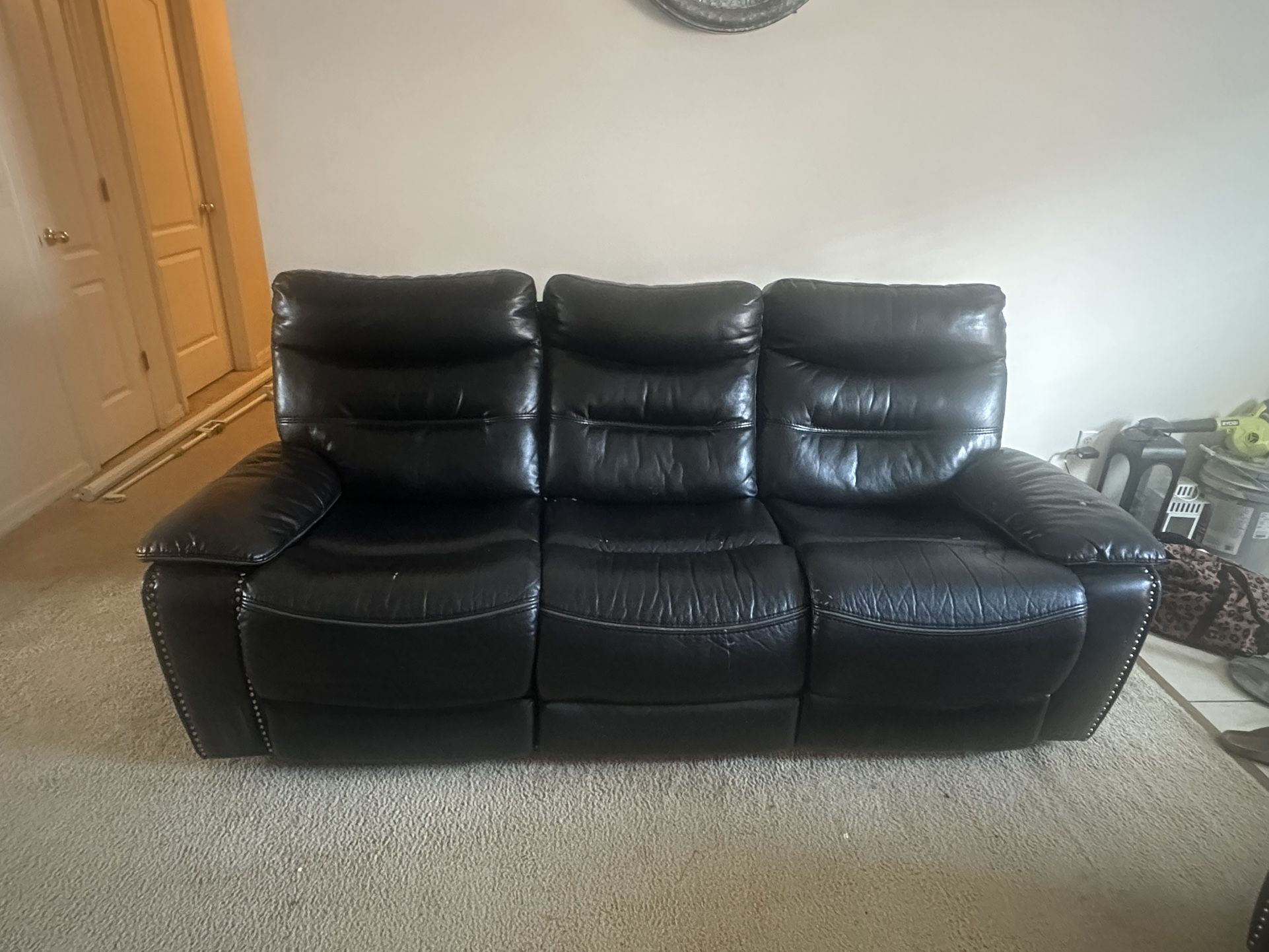 Living room Set- Couch & Love Seat With Recliners
