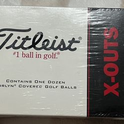Titleist #1 Golf Ball X-Out One Dozen New Box $20