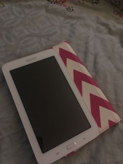 Samsung Tablet with case