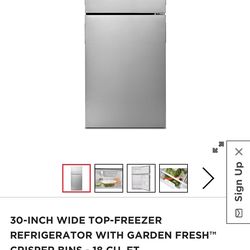 Amana 18 cu. ft. Refrigerator Stainless Steel