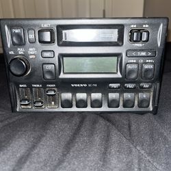 93-97 Volvo 850 AM FM Cassette Radio sc-710 OEM - Also For S70 (As-Is)