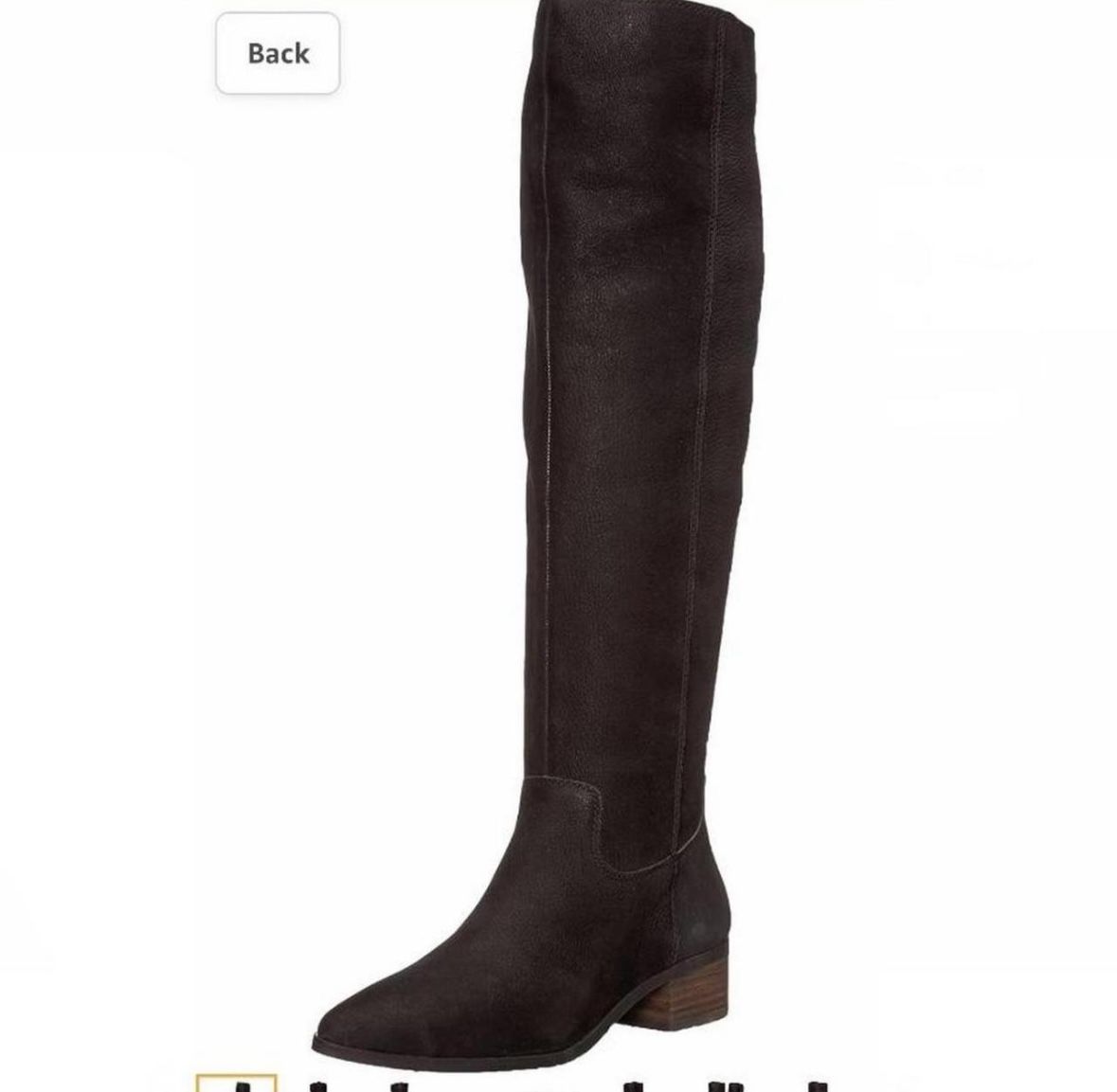 Lucky Brand Knee High kitrie boots in black