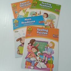 Kids- 4 School Zone Educational Books