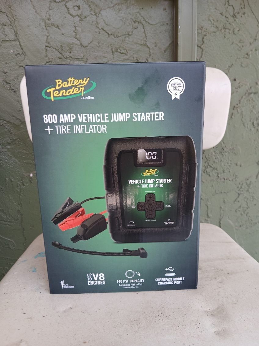 Power Bank Jumper And Inflator 