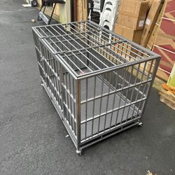 Brand New LUCKUP Heavy Duty Dog Cage Metal Kennel And Crate