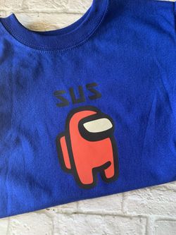 Among Us Shirt Kids Size M