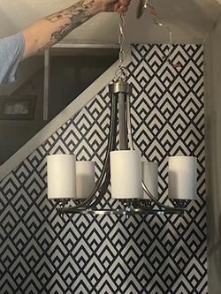 Hanging Light (5 Bulb Chandelier) $125 B/O