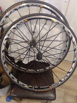 Vintage Mavic Ksyrium SL Road Bike Wheelset G2 10/11 Speed Tubeless Rim Brake