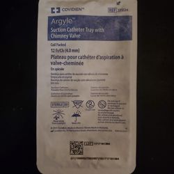 Suction Catheter Tray 12 Fr. (Box of 50)