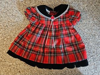 Kids Girl Christmas Dresses Size 12M and 7