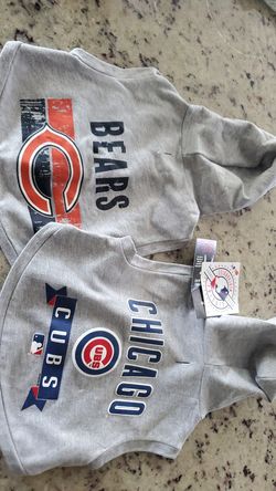 Brand new Chicago Cubs and Chicago bears pet hoodies $5 each