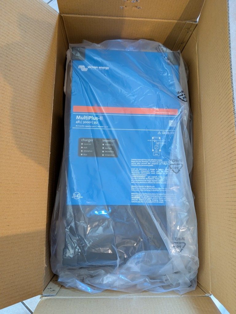 New Victron Multiplus ii 48/3000/120-35 120v UL Listed Inverter (open Box) 