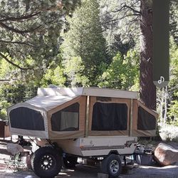 Pop-up Camper/ Tent Trailer. Lifted for Adventure