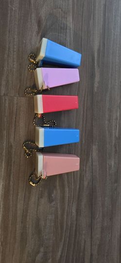 *Brand New* Vintage Retro Photo Viewer Keychains Lot of 5 Pastel/Bright Custom Blanks