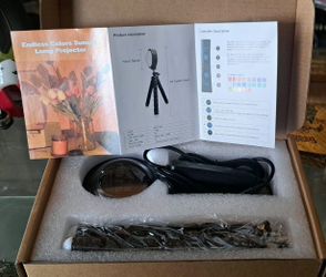 Endless Colors Suns Lamp Projector. New