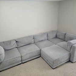 Comfortable 6-Piece Modular Sectional Sofa