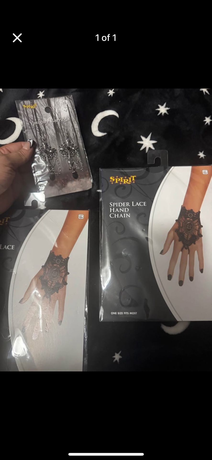 Hand Covers And Earrings