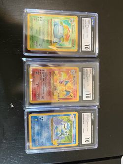 Pokémon Celebrations Charizard Blastoise Venusaur CGC 10 Kanto Trio