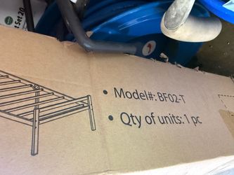 New twin bed frame