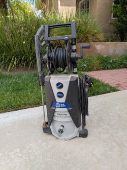 AR Blue Clean 1800 PSI Electric Pressure Washer w/ Hose Reel