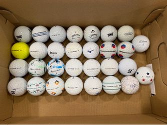 Assorted Golf Balls - PXG, Callaway, Srixon, Titleist, TaylorMade, Bridgestone, Vice